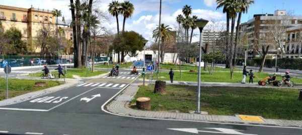 Visita al Centro de Educación Vial de Sevilla.