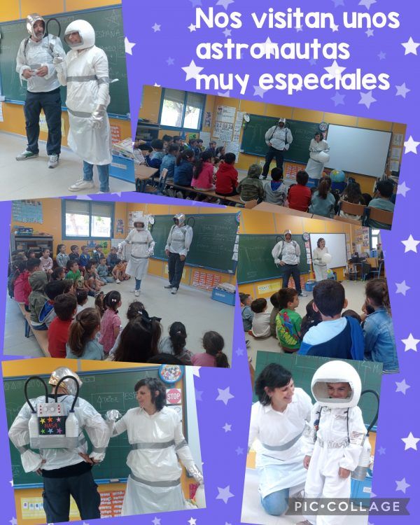 Llegan los astronautas a Infantil.