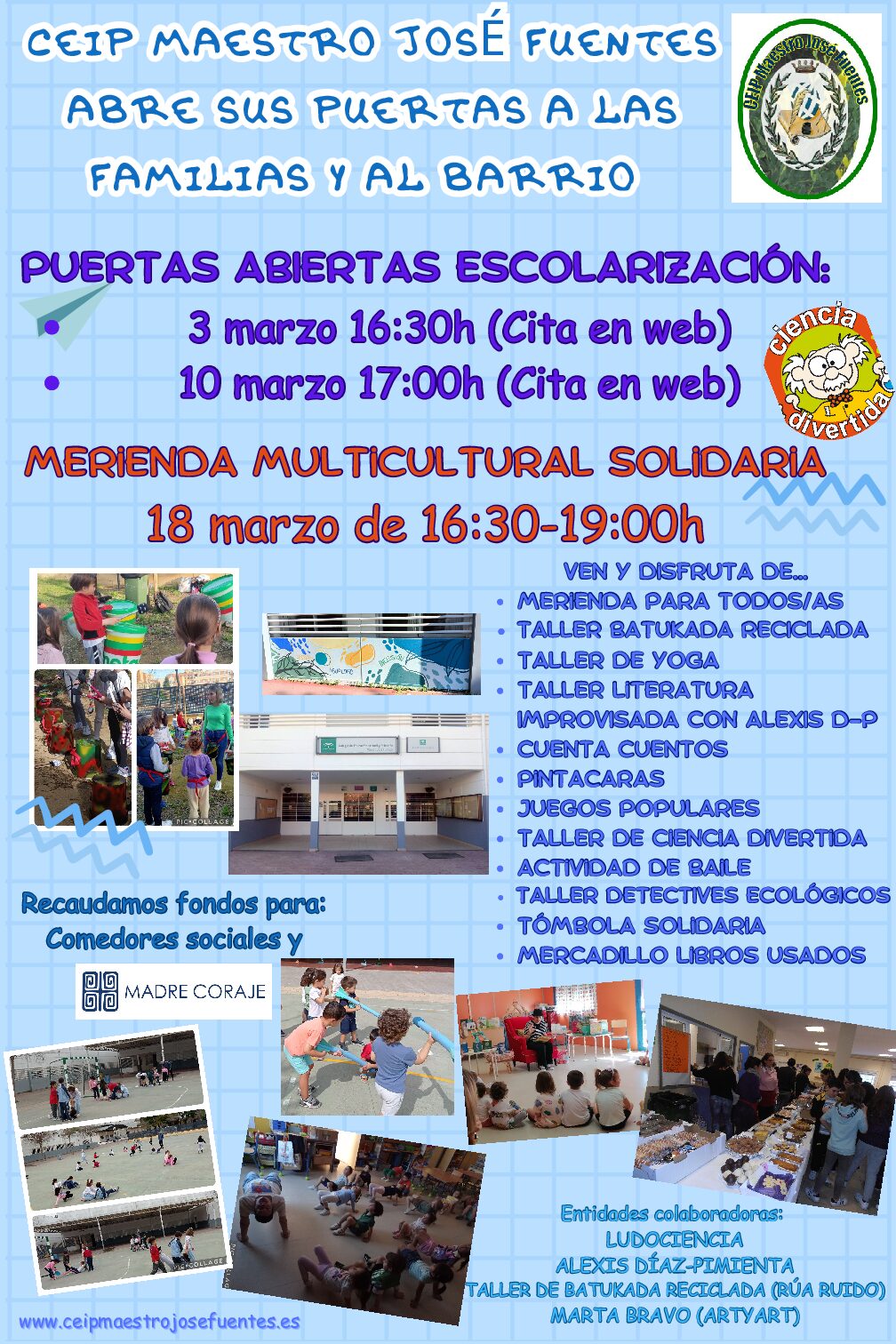 JORNADAS PUERTAS ABIERTAS. APÚNTATE AQUÍ